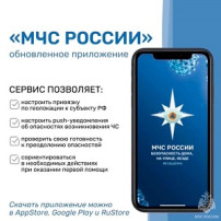Мобильное приложение «МЧС России» Мобильное приложение «МЧС России».